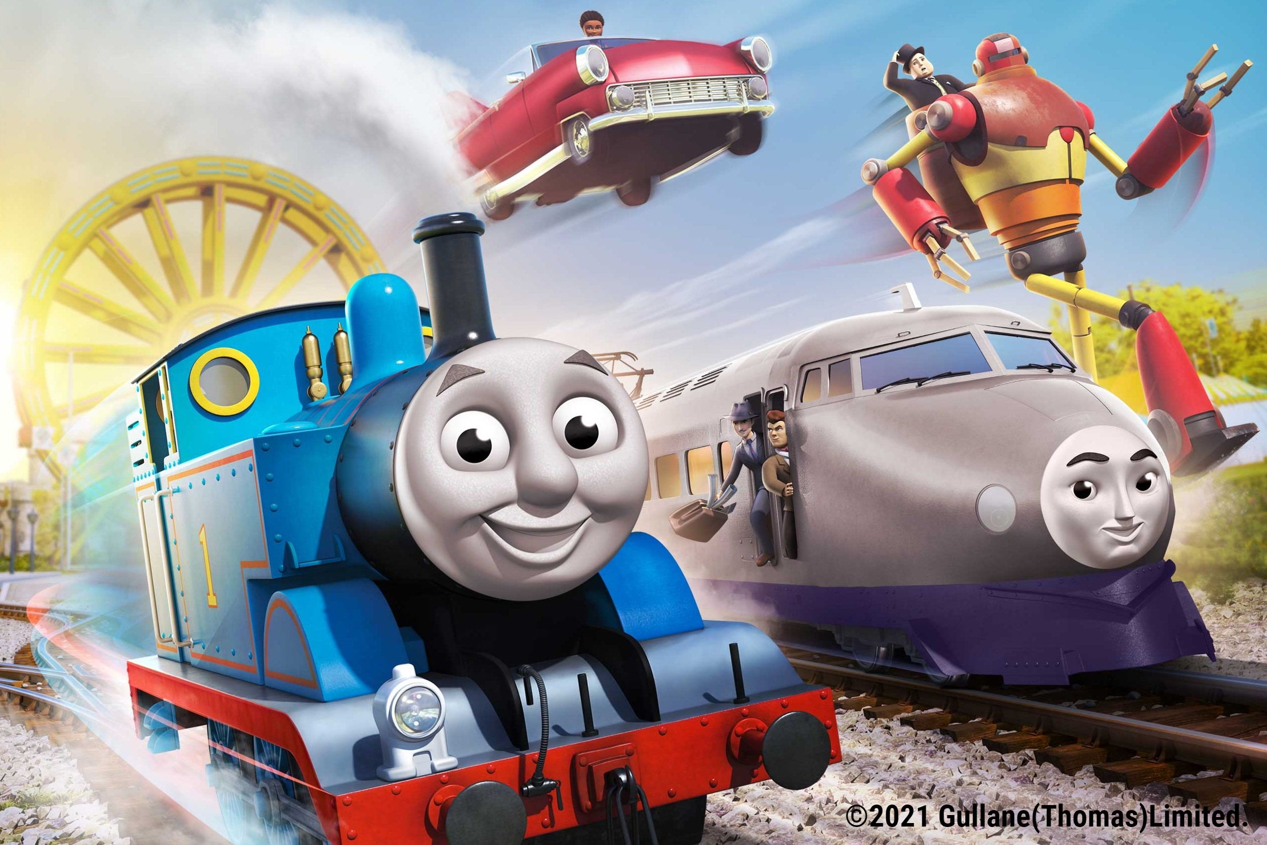 【未使用】きかんしゃトーマス 巨大 ブローライト ジャンク品 現状にて □ きかんしゃトーマス イルミネーション