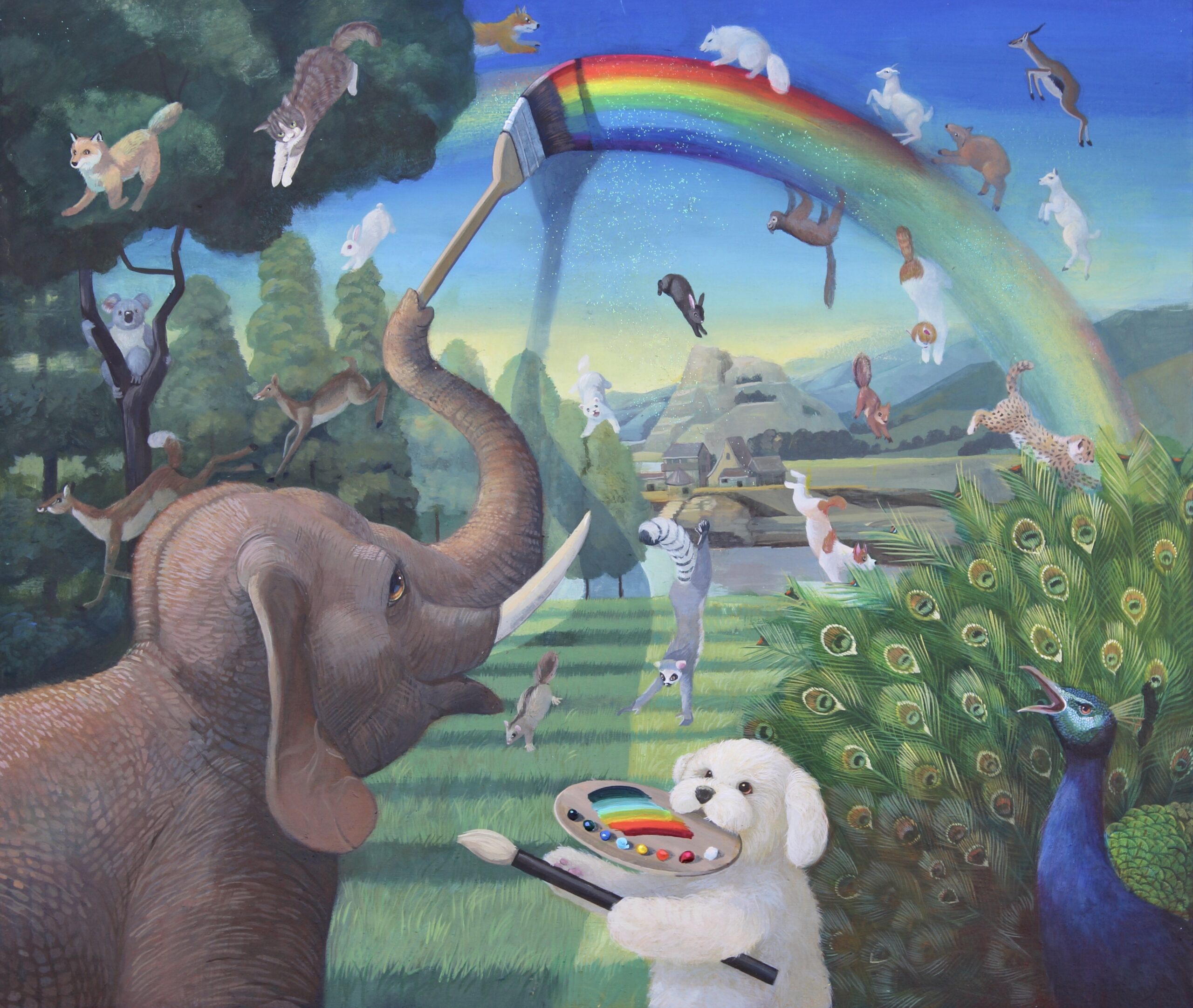 いのちのパレット 松本亮平展 調布×架ける×アート | 公益財団法人 調布